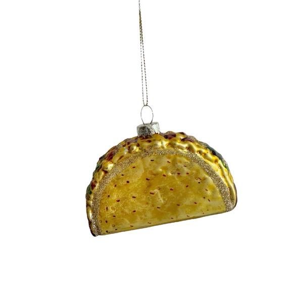 Old World Christmas - Glass Blown Taco Ornament 🌮 - Picture 2 of 4